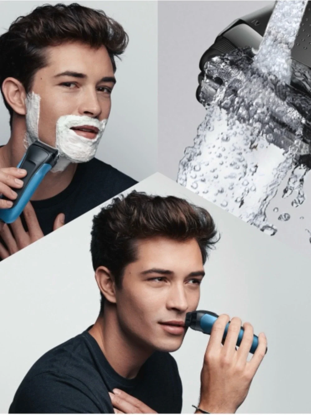 Braun Series 3 Wet & Dry Electric Shaver — Blue/Black